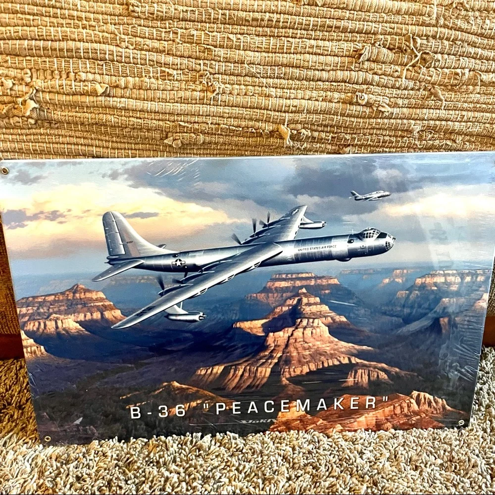 NEW Heavy Duty Steel B-36 Peacemaker Metal Sign